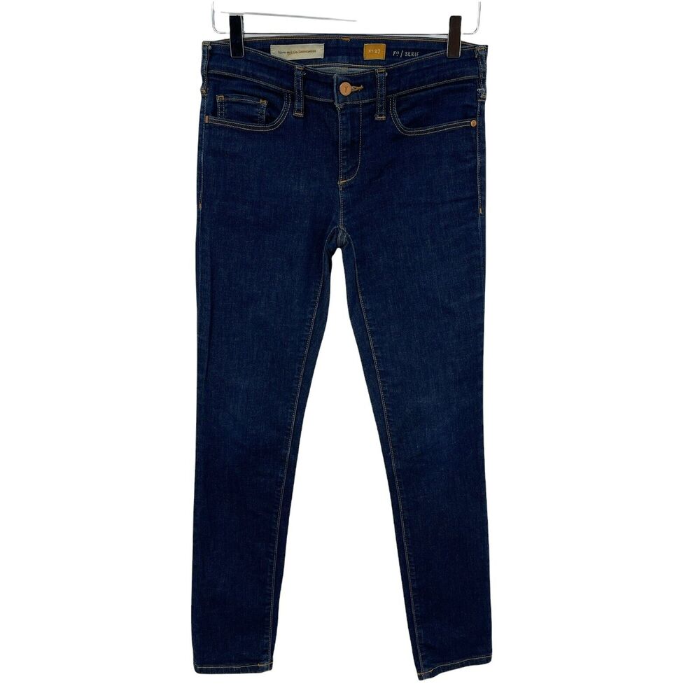 Anthropolgie Pilcro And The Letterpress Size 27 Serif Queen Bee Skinny Jeans - Picture 2 of 11
